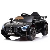 Elektrische kinderauto - Mercedes GTR - 99x55cm - 8km/u - zwart