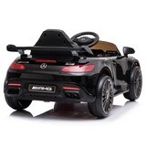 Elektrische kinderauto - Mercedes GTR - 99x55cm - 8km/u - zwart