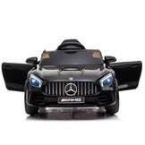 Elektrische kinderauto - Mercedes GTR - 99x55cm - 8km/u - zwart