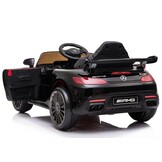 Elektrische kinderauto - Mercedes GTR - 99x55cm - 8km/u - zwart