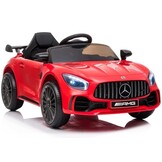 Elektrische kinderauto - Mercedes GTR - 99x55cm - 8km/u - rood