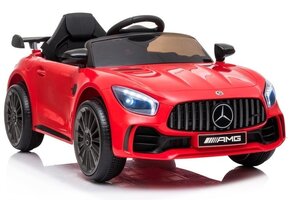 Elektrische kinderauto - Mercedes GTR - 99x55cm - 8km/u - rood