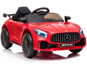 Elektrische kinderauto - Mercedes GTR - 99x55cm - 8km/u - rood