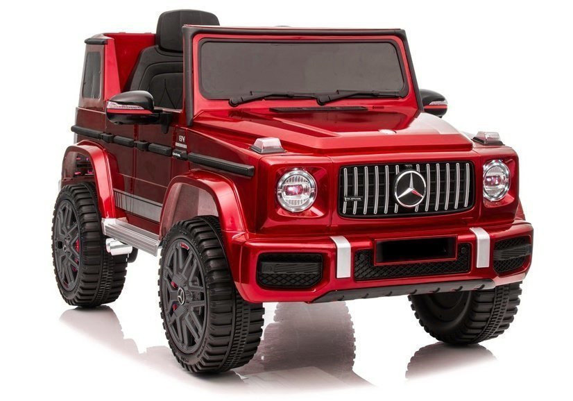 Elektrische kinderauto - Mercedes G63 - 120x75x67cm - rood lak
