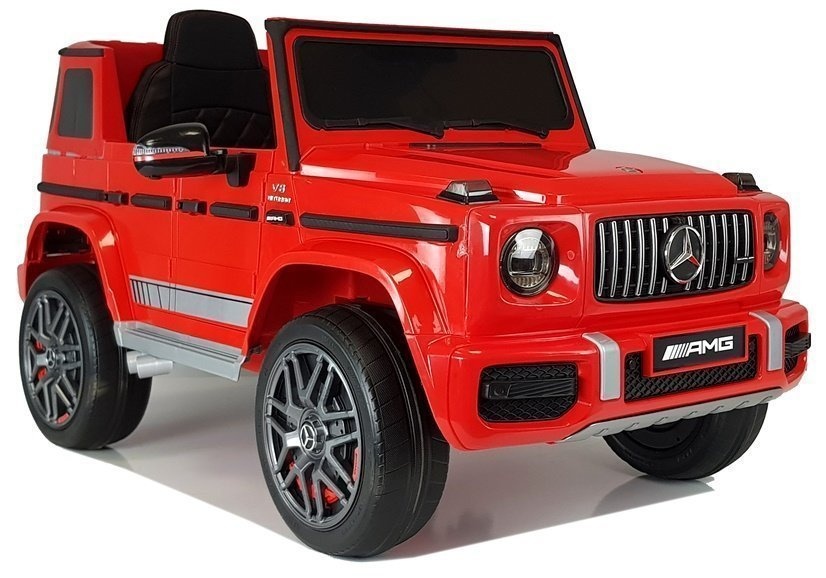 Elektrische kinderauto - Mercedes G63 - 120x75x67cm - rood
