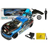 Bestuurbare auto - RC - raceauto - 43x18x12cm - 2,4GHz - blauw