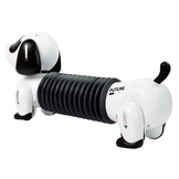 Robothond - RC - 34x11x17 cm - met geluidseffecten - wit zwart