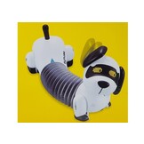 Robothond - RC - 34x11x17 cm - met geluidseffecten - wit zwart