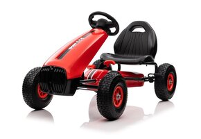 Skelter - gokart - 122x60x60cm - tot 30 kg - rood