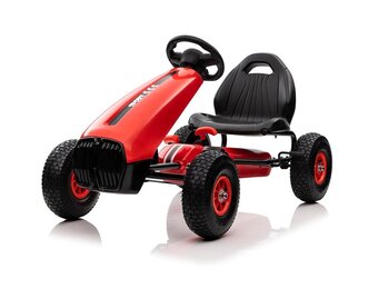 Skelter - gokart - 122x60x60cm - tot 30 kg - rood