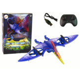 RC dinosaurus - pterosaur  - 28x19x4cm - paars