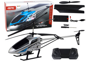 RC helikopter - 4D-M4 - 66x26x39cm - tot 100 m - zilver