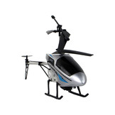 RC helikopter - 4D-M4 - 66x26x39cm - tot 100 m - zilver