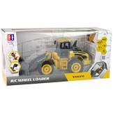 RC graafmachine - 43x21x13cm - met LED-verlichting - geel