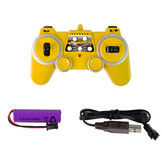 RC graafmachine - Volvo - 38x12x18cm - met USB oplader - geel