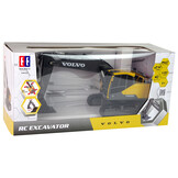 RC graafmachine - Volvo - 38x12x18cm - met USB oplader - geel