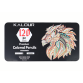 Kleurpotloden - tekendoos - 36,5x18,5x3 cm - 120 delig