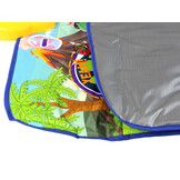 Dansmat - 90x86 cm - 5 niveaus - met verlichting - dino thema