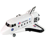 Speelgoed vliegtuig - 37x32x21cm - ruimteschip voertuigen - wit