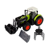 Speelgoed tractor - 26x12x17cm - 4 machines - licht en geluid