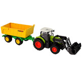 Speelgoed tractor - 26x12x17cm - 4 machines - licht en geluid