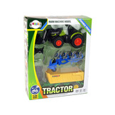 Speelgoed tractor - 26x12x17cm - 4 machines - licht en geluid