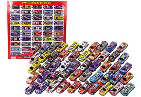 Speelgoed autos - sportwagens - 8cm - 50 stuks