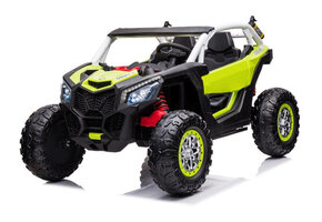 Elektrische kinderauto - Buggy - 128x74x52cm - 5km/u - groen