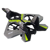 RC vliegtuig - 24x6x18cm - mini-drone - LED - zwart grijs