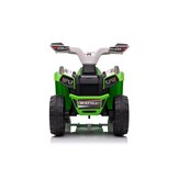 Kinderquad - met aanhanger - 106x41x48 cm - 3-5km/u - groen