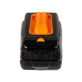 Bellenblaasmachine - bubbel machine - 29x13x16cm - zwart oranje