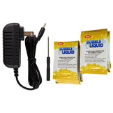 Bellenblaasmachine - bubbel machine - 29x13x16cm - zwart oranje