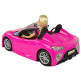 Speelgoed auto - met Anlily pop - 34x12x18cm - roze