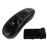 RC vliegtuig - 24x6x18 cm - met kleurrijke lichten - blauw