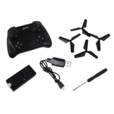 RC vliegtuig - 28x37x9cm - met camera - tot 10m - LED - rood