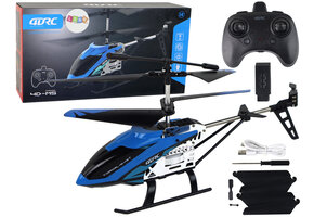 RC helicopter - 25x12x5cm - met hoogtehoudfunctie - blauw
