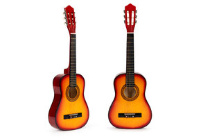 Kinder gitaar - akoestische gitaar - 86x31x8,5 cm - oranje