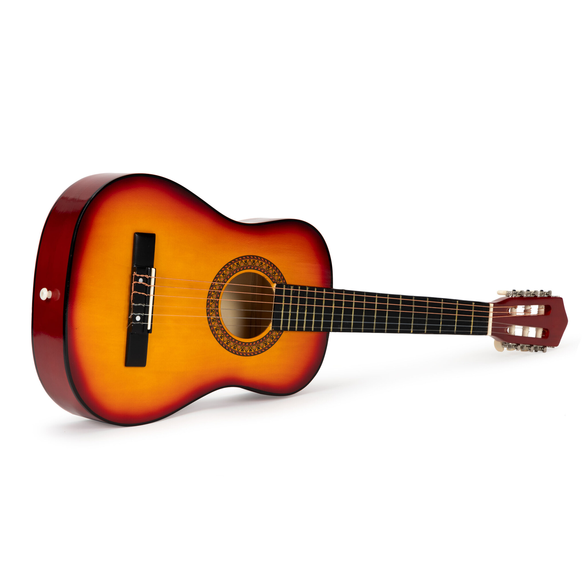 Kinder gitaar - akoestische gitaar - 86x31x8,5 cm - oranje