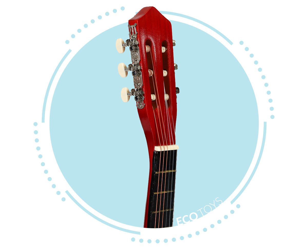 Kinder gitaar - akoestische gitaar - 86x31x8,5 cm - oranje