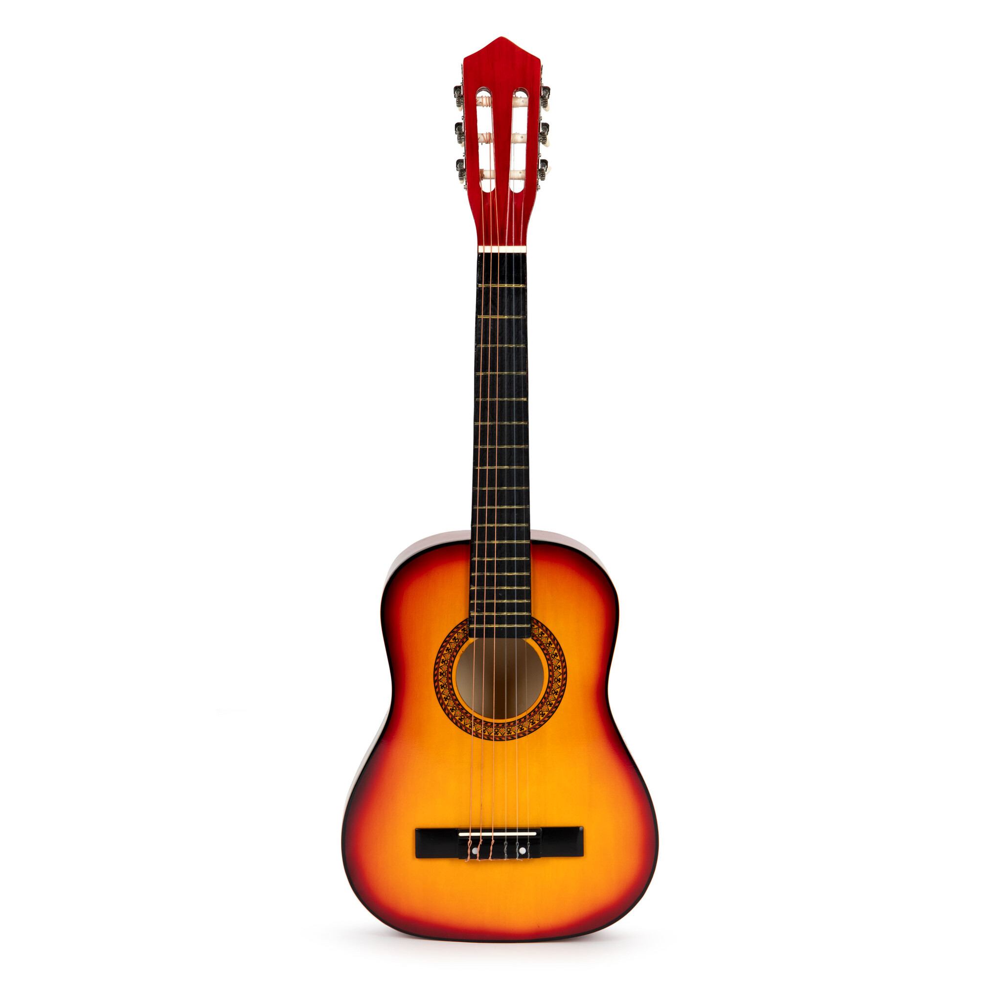 Kinder gitaar - akoestische gitaar - 86x31x8,5 cm - oranje