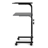 Laptoptafel - 43x39x83 cm - hoogte verstelbaar - zwart