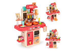Kinderkeuken - 63x31x23cm - 42 accessoires - met stoomgenerator