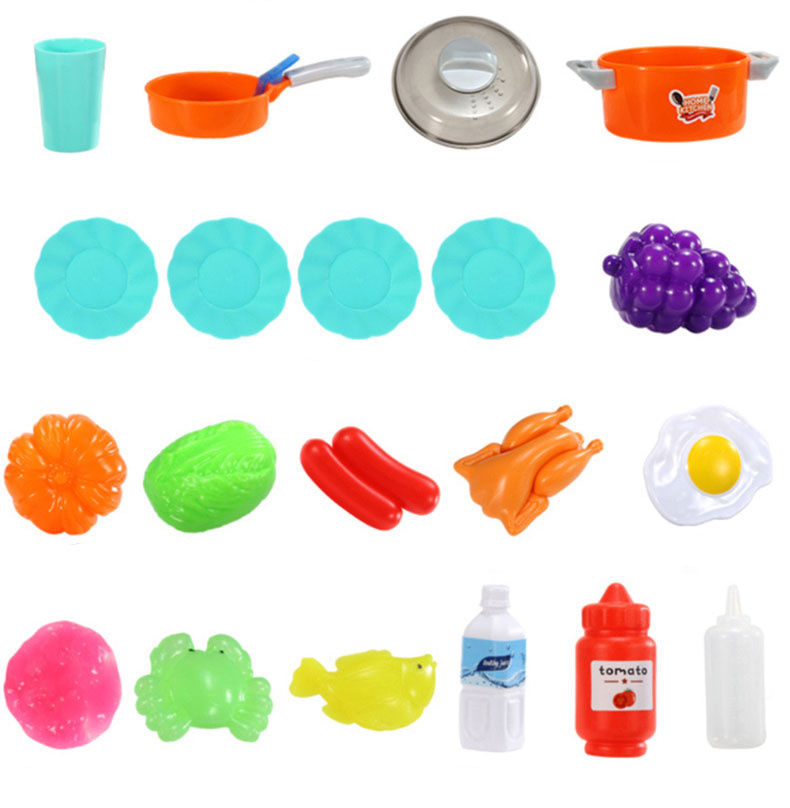 Kinderkeuken - 63x31x23cm - 42 accessoires - met stoomgenerator