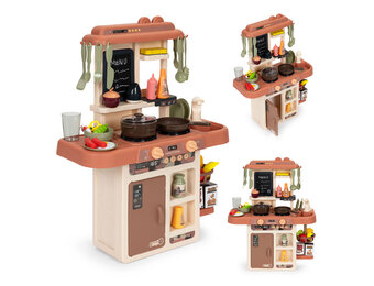 Kinderkeuken - 63x31,5x45,5cm - 42 accessoires - met stoom