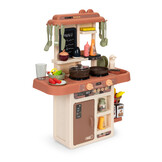 Kinderkeuken - 63x31,5x45,5cm - 42 accessoires - met stoom