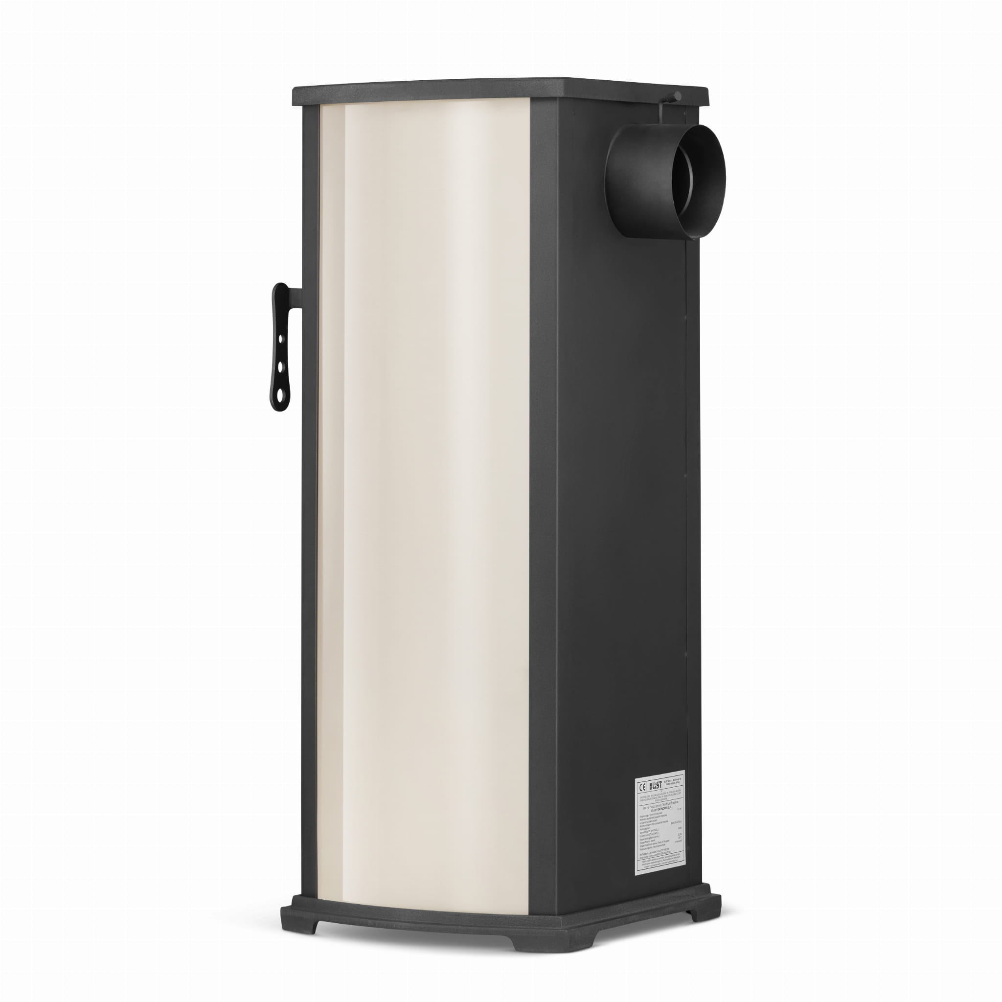 Houtkachel - antraciet & beige - 8,5kW