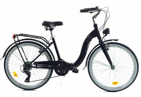 Vouwfiets Swan - 24 inch - 6 versnellingen - zwart