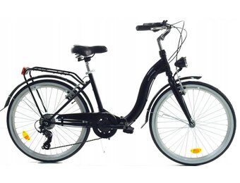 Vouwfiets Swan - 24 inch - 6 versnellingen - zwart