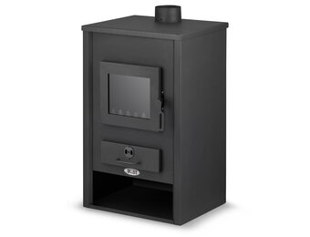 CV Houtkachel - staal - vrijstaand - 22kw