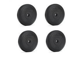 Halterschijf gewichten set GIETIJZER 20 kg - 26 mm diameter - 4x 5 kg